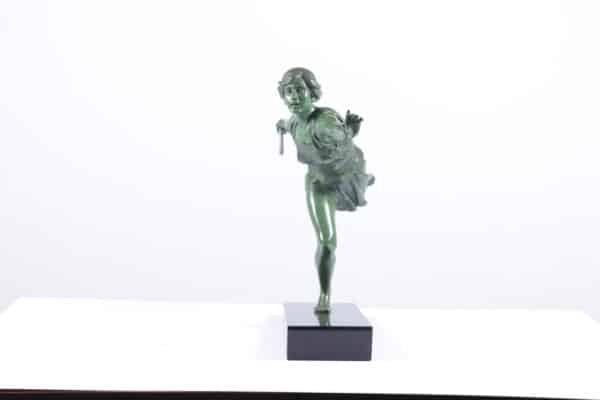 Art Deco Sculpture The Huntress by Emile Joseph Carlier c1920 - Image 7