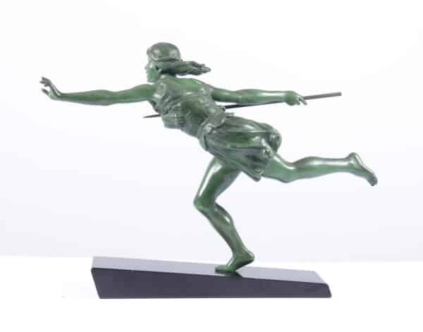 Art Deco Sculpture The Huntress by Emile Joseph Carlier c1920 - Image 5