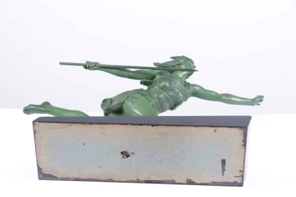Art Deco Sculpture The Huntress by Emile Joseph Carlier c1920 - Image 11