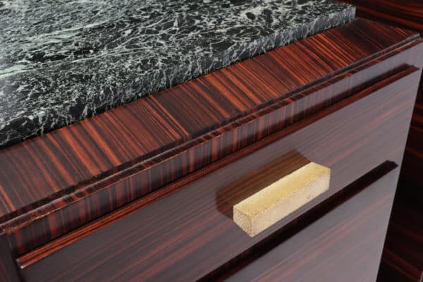 Pair of French Art Deco Macassar Ebony Cabinets - Image 15