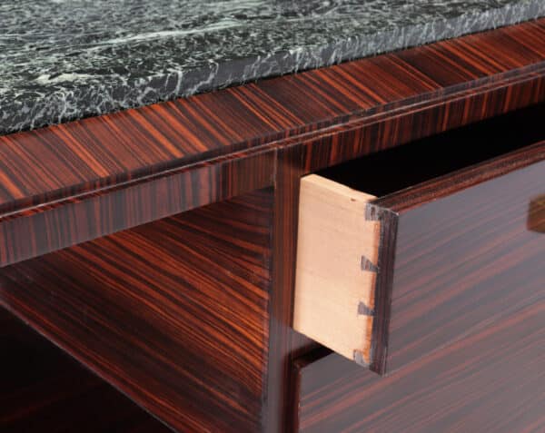 Pair of French Art Deco Macassar Ebony Cabinets - Image 14
