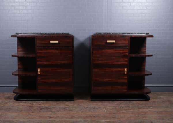Pair of French Art Deco Macassar Ebony Cabinets - Image 13