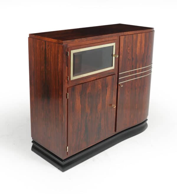 French Art Deco Rosewood Cabinet c1925 - Image 11