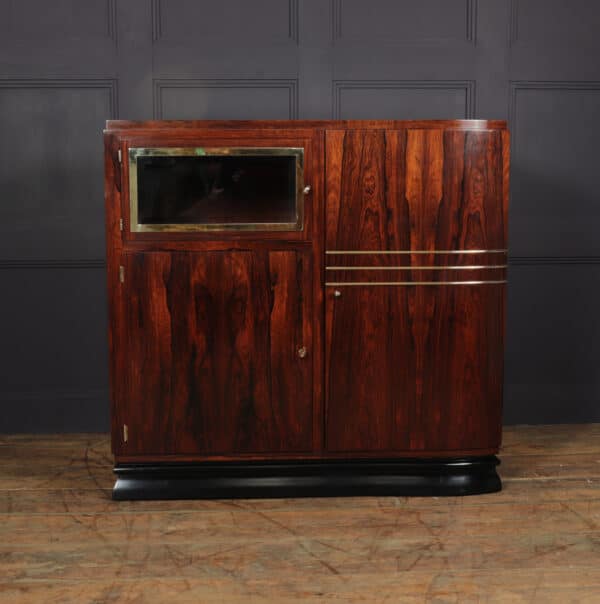 French Art Deco Rosewood Cabinet c1925 - Image 10