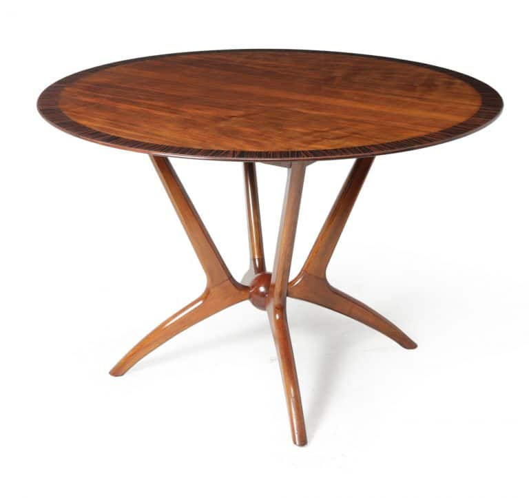 Italian Mid Century Modern Walnut Dining Table c1950’s