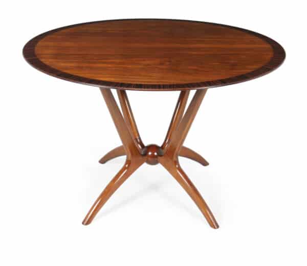 Italian Mid Century Modern Walnut Dining Table c1950’s - Image 8
