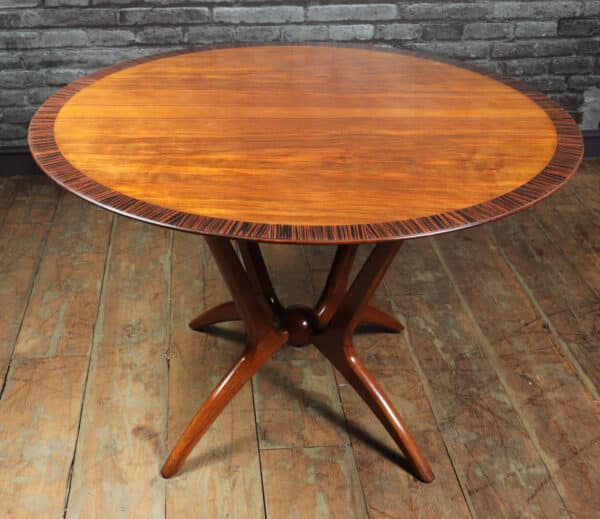 Italian Mid Century Modern Walnut Dining Table c1950’s Antique Tables 8