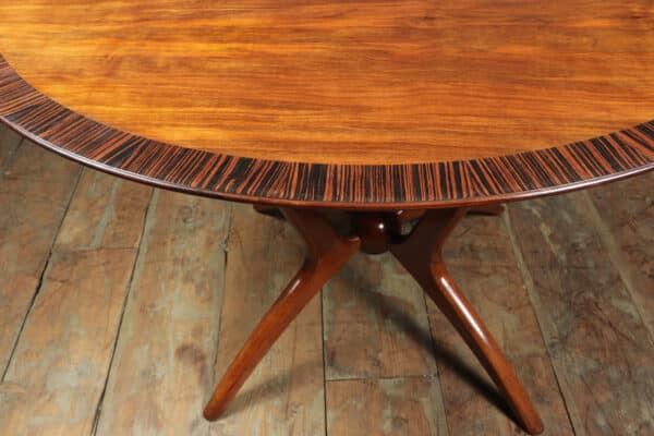 Italian Mid Century Modern Walnut Dining Table c1950’s - Image 5