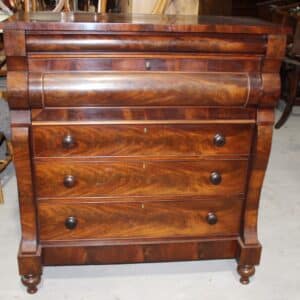 1900’s Large Mahogany Scotch Chest Drawers Antique Antique Chest Of Drawers