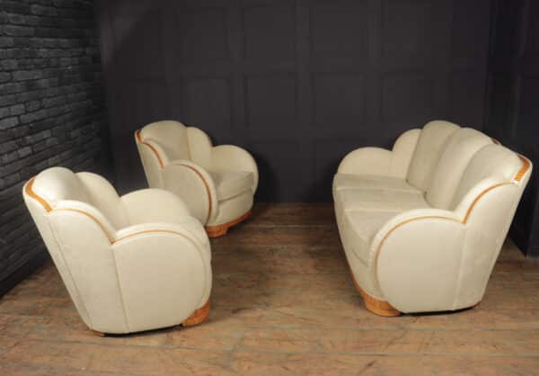 Art Deco Cloud Suite in Sycamore by Epstein c1930 Antique Chairs 10