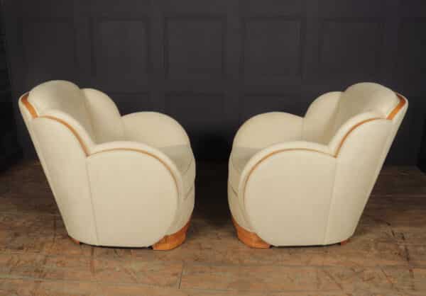 Art Deco Cloud Suite in Sycamore by Epstein c1930 Antique Chairs 12
