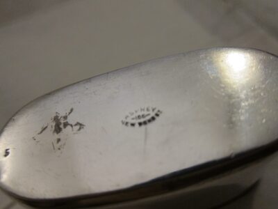 1891 London "Asprey" Silver & Cut Glass Hip Flask - Image 6