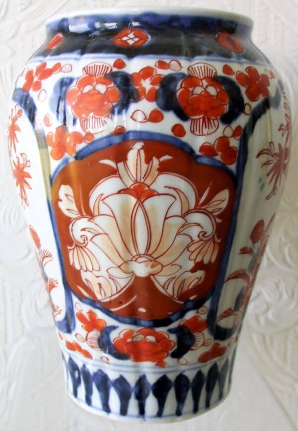 Antique Japanese Meiji Period Imari Vase Antique Antique Ceramics 4