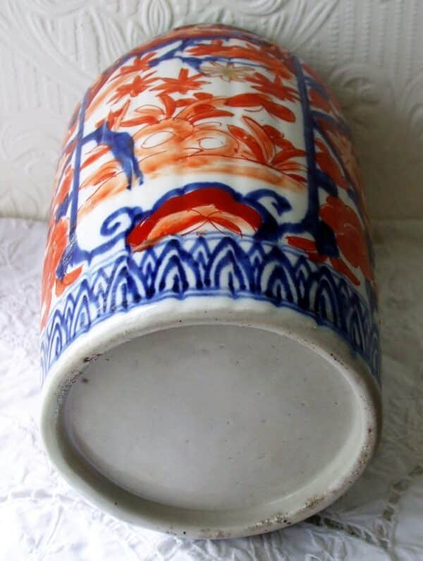 Antique Japanese Meiji Period Imari Vase Antique Antique Ceramics 7
