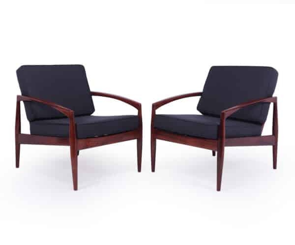 Pair of Paper Knife Chairs Model 121 by Kai Kristiansen for Magnus Olesen - Image 11