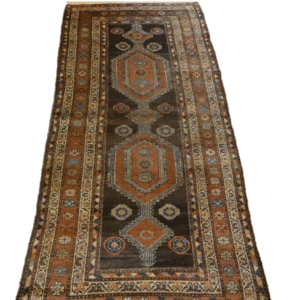 KURDISH 248cm x 115cm Antique Antique Rugs