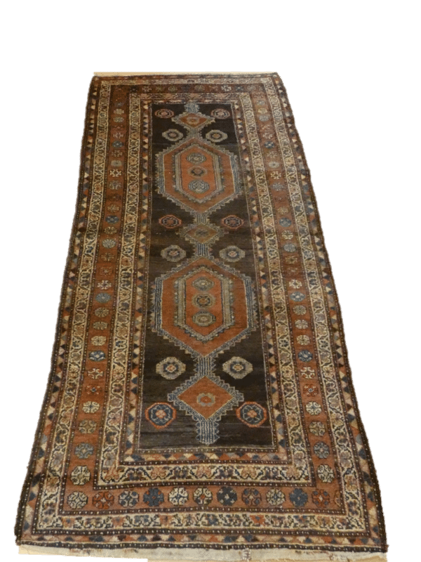 KURDISH 248cm x 115cm Antique Antique Rugs 3