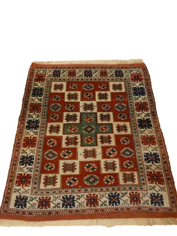 BERGAMA 155cm x 130cm Antique Antique Rugs 3