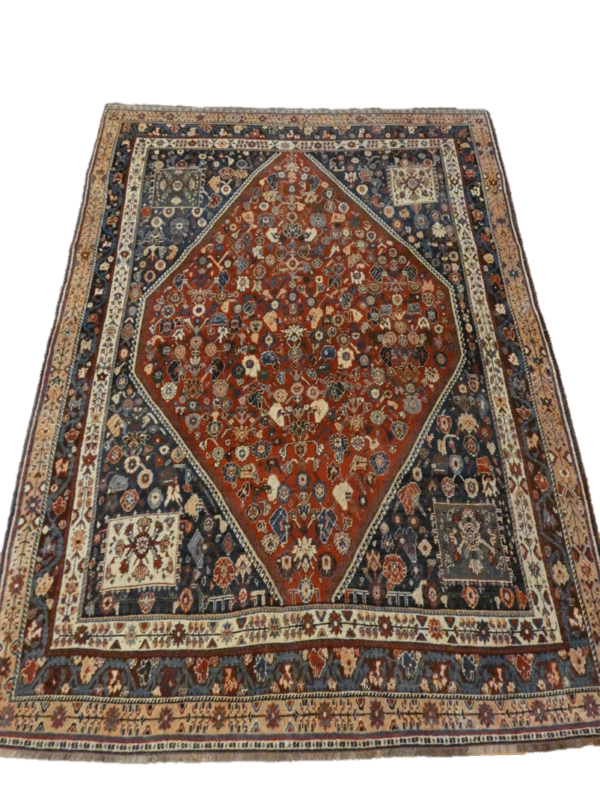 QASHQAI KASHKULI 252cm x 166cm Antique Antique Rugs 3