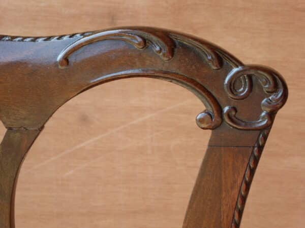 Pair of chairs by Cowtan and Sons - Image 6