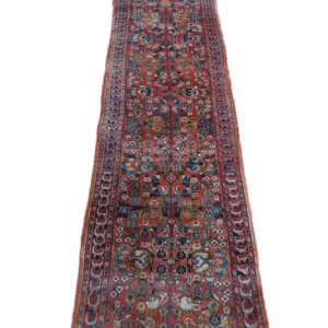 SAROUK 425cm x 109cm Antique Antique Rugs