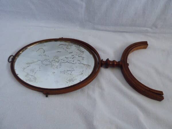 Rare mercury travelling mirror - 18th century - Image 5