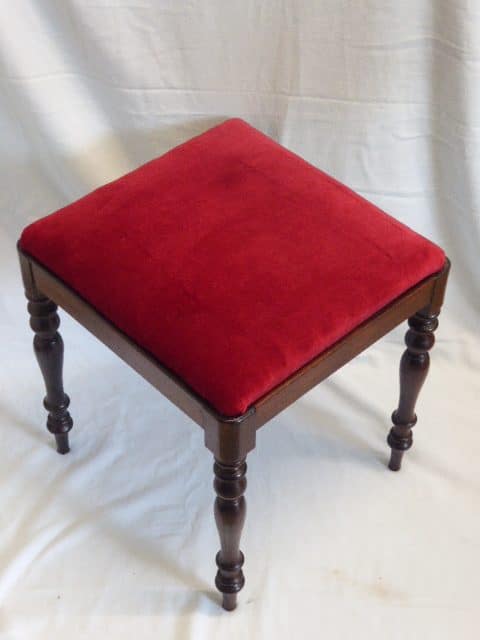 An early Victorian rosewood stool rosewood Antique Stools 8