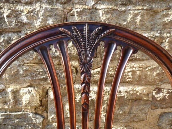 Set of 8 mahogany dining chairs circa 1885 - Image 7