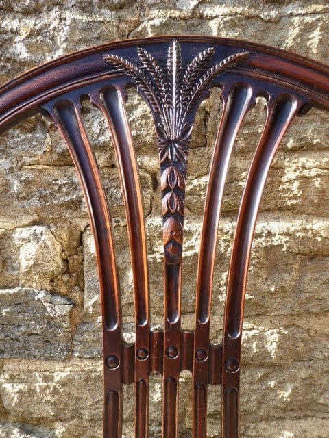 Set of 8 mahogany dining chairs circa 1885 dining chairs Antique Chairs 10