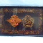 Japanese lacquered tray – early 20th century tray Antique Trays