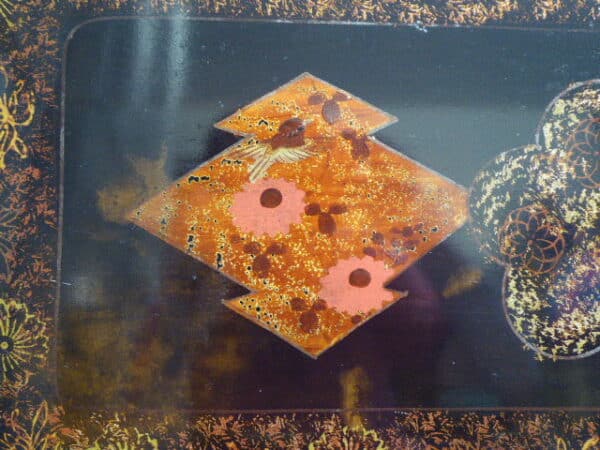 Japanese lacquered tray - early 20th century - Image 3