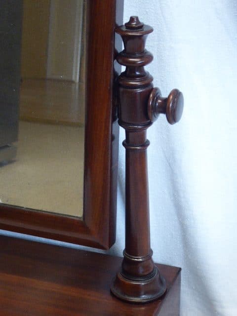 Mahogany dressing table / toilet mirror circa 1830 Mahogany Antique Mirrors 5