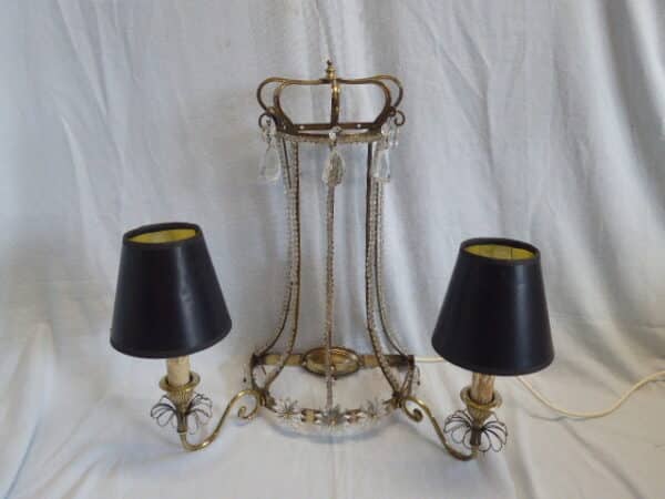 Wall sconce – mid-Victorian crystal Antique Lighting 3