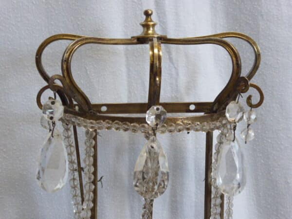 Wall sconce – mid-Victorian crystal Antique Lighting 8