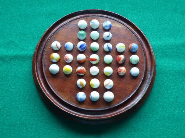 Early Victorian solitaire board