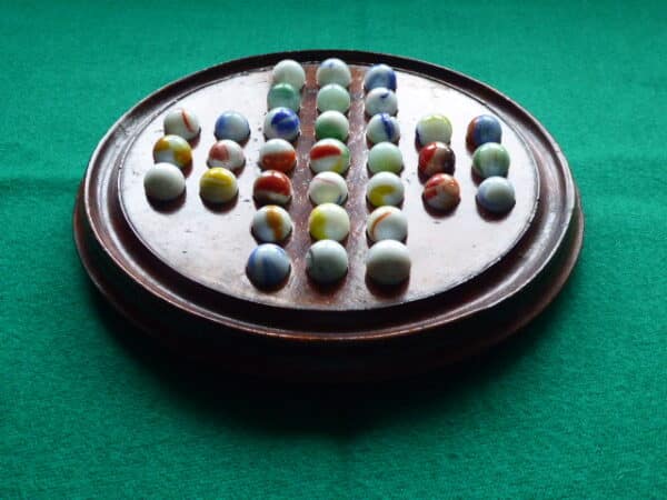 Early Victorian solitaire board solitaire Antique Toys 4
