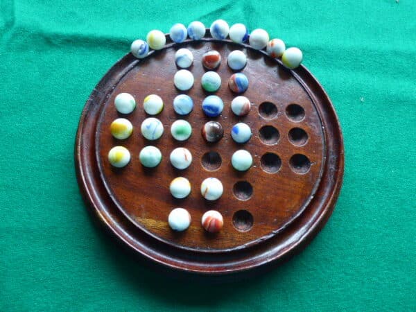 Early Victorian solitaire board solitaire Antique Toys 8