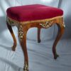 Victorian walnut stool with ormolu mounts circa 1870