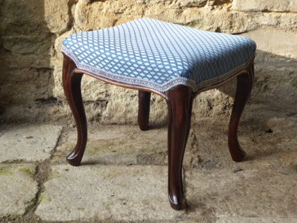 Victorian rosewood stool circa 1870