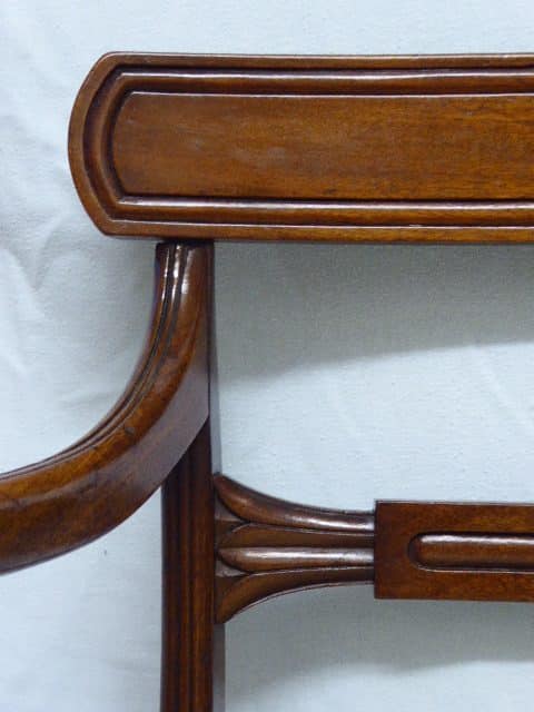 Georgian mahogany carver circa 1820 carver Antique Chairs 5