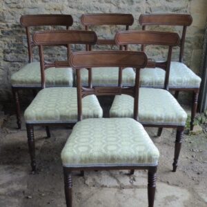 Set of 6 mahogany dining chairs circa 1820 dining chairs Antique Chairs