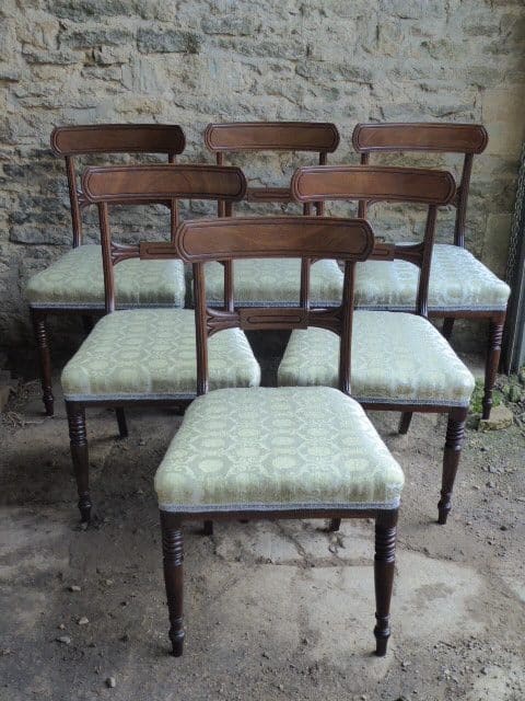 Set of 6 mahogany dining chairs circa 1820 dining chairs Antique Chairs 3