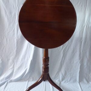 Solid yew tilt top tripod table circa 1820 Georgian Antique Tables