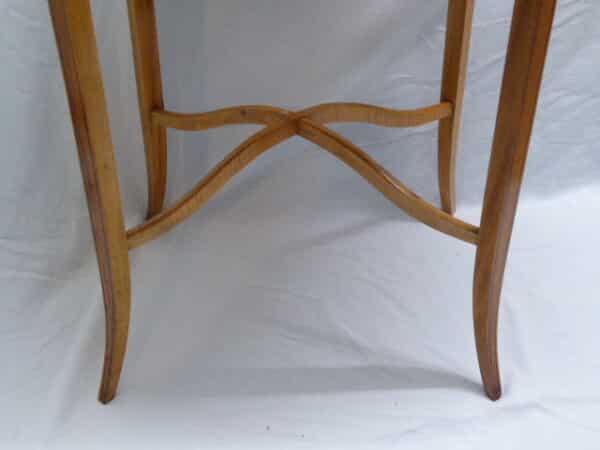Edwardian satinwood occasional table occasional table Antique Tables 5
