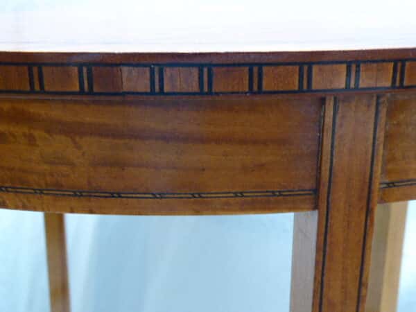 Edwardian satinwood occasional table - Image 5