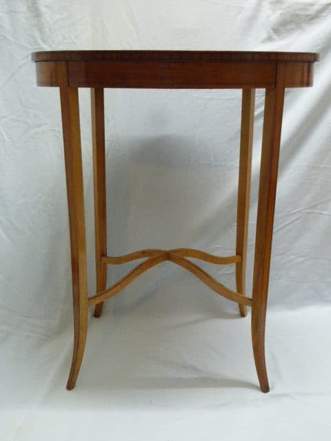 Edwardian satinwood occasional table occasional table Antique Tables 8