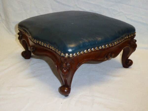 Regency rosewood foot stool circa 1830 - Image 5