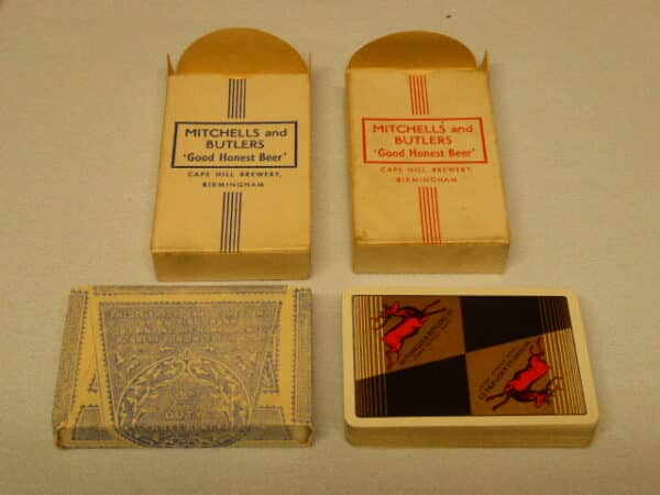 Edwardian bridge card box bridge cards Antique Toys 6