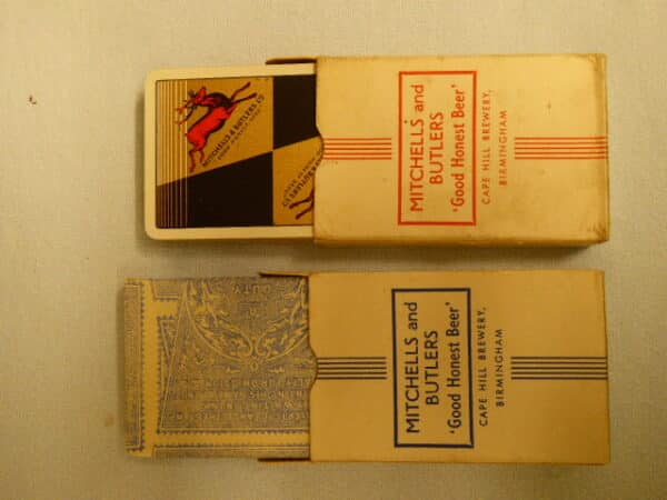 Edwardian bridge card box bridge cards Antique Toys 7