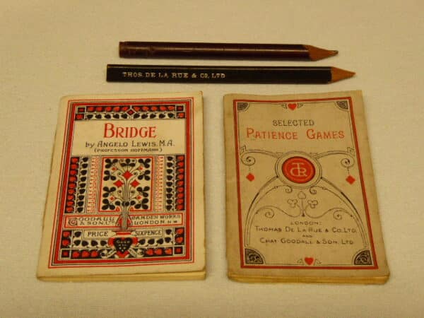 Edwardian bridge card box bridge cards Antique Toys 8